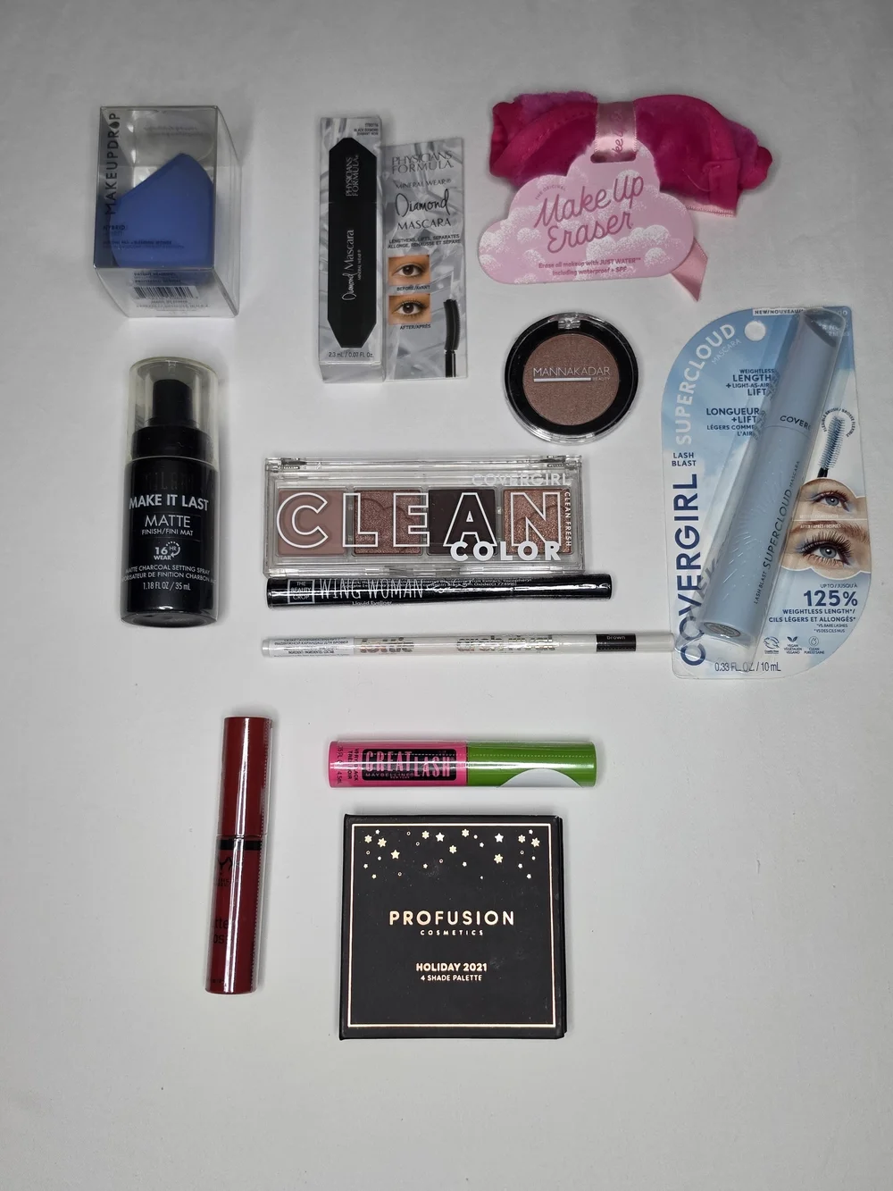 BNIB 12-Pc Ultimate Full Face Makeup & Skincare Vault - NYX, Milani, Covergirl